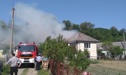 Incendiu la Dobric! Au intervenit pompierii din Beclean, iar o persoană a ajuns la spital – FOTO